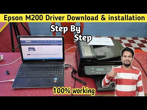 Epson M200 Driver download And install | epson m200 driver install windows 10