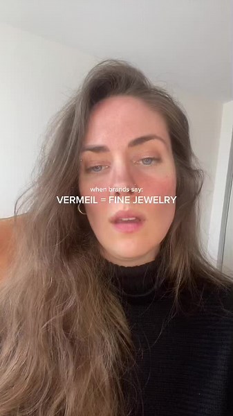Here’s the breakdown: Vermeil is a high quality plating. It has thickness requirements and the base metal is sterling silver. We love working with vermeil— but it isn’t fine jewelry. Read what materials are used when purchasing your jewels and be mindful of misleading words💎 #leahyarddesigns #jewelrytips #goldplatedjewellery #behindthebrand