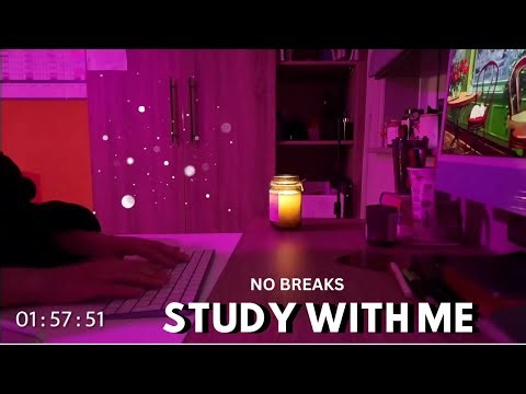 LIVE 🔴 Study With Me | NO BREAKS | 🌧️ Rain Sounds
