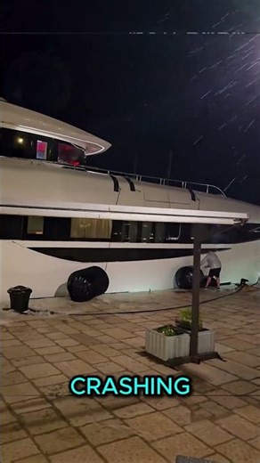 THIS Millionaire's YACHT was DAMAGED in the STORM 🤯
