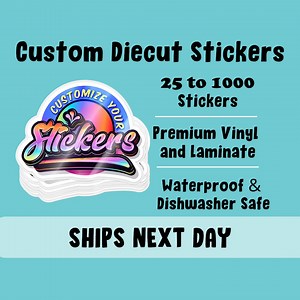 Custom Vinyl Stickers / Die Cut Stickers / Logo Stickers / - Etsy UK