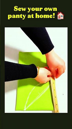 Easy 1-minute DIY Underwear Tutorial 🧵 ​#tailoring