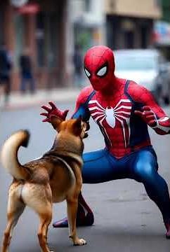 Spiderman VS Dog 🐶