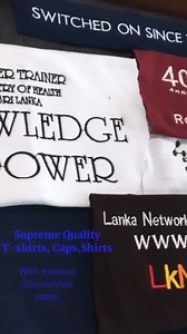 Our recent Embroidered Logos 淋 done for T-shirts, Caps, Shirts, Bags,...