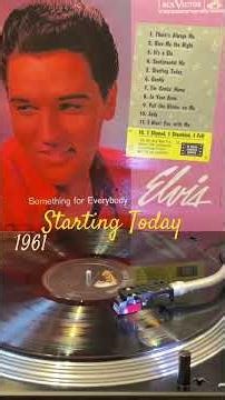 Starting Today - Elvis Presley (1961) #elvis #music #elvispresley #classicballads #oldies #viny