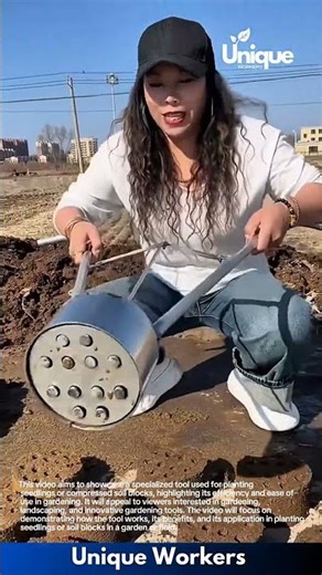 Gardening tips: soil block planter in action