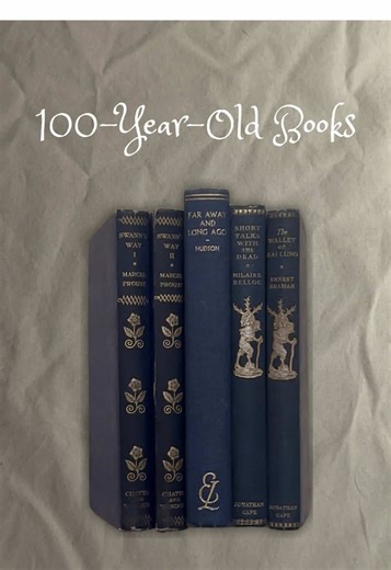 Discovering Vintage Books from a Century Ago