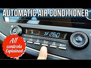 Automatic Air Conditioner - All Controls Explained | How to use Automatic AC in Car? Innova Crysta