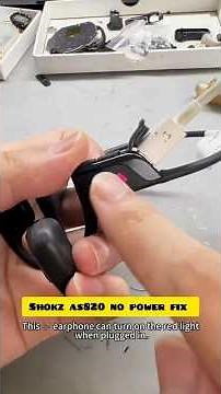 How to fix SHOKZ 820 headphones power problem ? #diyrepair #shokzheadphonerepair #techlife