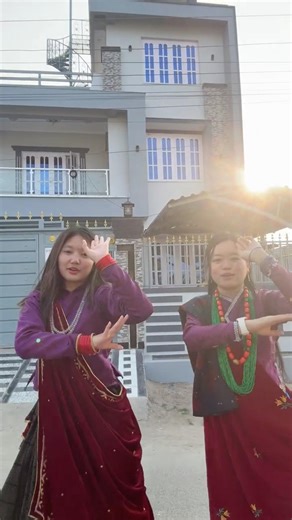 Dance with sister✨ #youtubeshorts #dance #nepalidancevideo #cultural #culturalattire