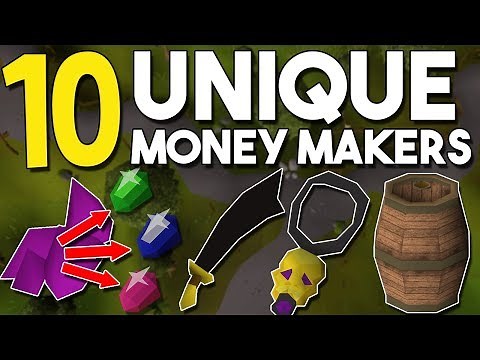 Top 10 Weird or Unknown Money Making Methods! Oldschool Runescape Money Making Guide [OSRS]