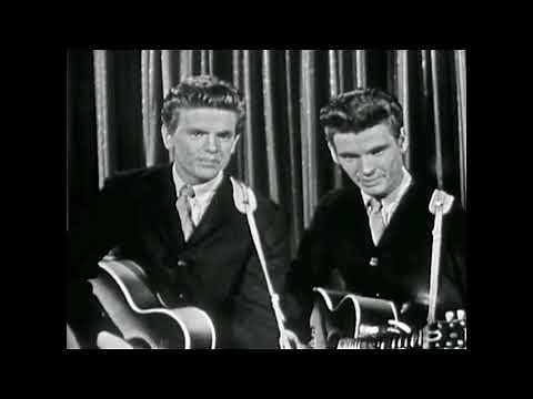 Be Bop a Lula Everly Brothers RESTORED Video ORIGINAL 1958 "HiFi" Audio HiQ Hybrid JARichardsFilm