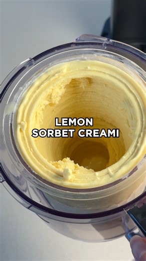 Easy and simple Lemon Sorbet in the Ninja CREAMi Deluxe 🍋✨ Ingredients: 1 cup coconut cream ½ cup fresh lemon juice ¼ cup honey or maple syrup 1–4 tbsp dairy-free milk (almond is used here) Method: Stir everything into a CREAMi Deluxe pint Freeze for 24 hours Spin on ‘lite ice cream’ Enjoy | Ninja Kitchen Australia