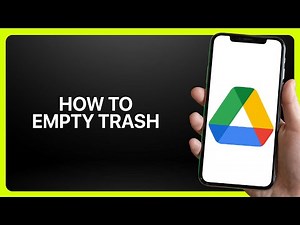 How To Empty Trash In Google Drive ! Tutorial