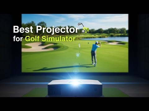 TOP 5 Best Projector for Golf Simulator 2026 | Best projector for indoor sports