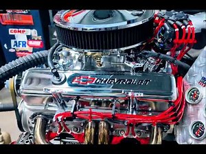 350 Chevy/440 HP Aluminum Heads/Roller cam 💯% www.enginefactory.com