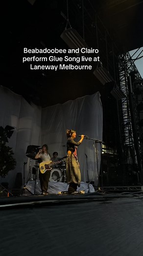 Glue Song live at Laneway Melbourne 🥹 | clairo