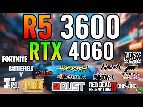 Ryzen 5 3600 + RTX 4060 - Tested in 16 Games