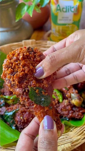 Uff! The crispy chicken and fried coconut combination you'll never forget! 🍗🥥//Payyoli Chicken fry