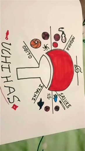 #uchiha clan's logo drawing