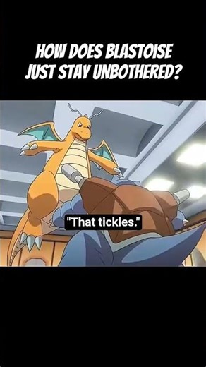 blastoise wasn't having it #pokemon #charizard #blastoise