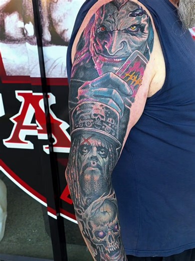 Wicked Full Sleeve Cover-Up Tattoo Session