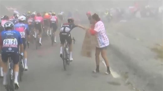 Tour de France 2025: quand Alaphilippe vole la pancarte d'une spectatrice pour se protéger du froid