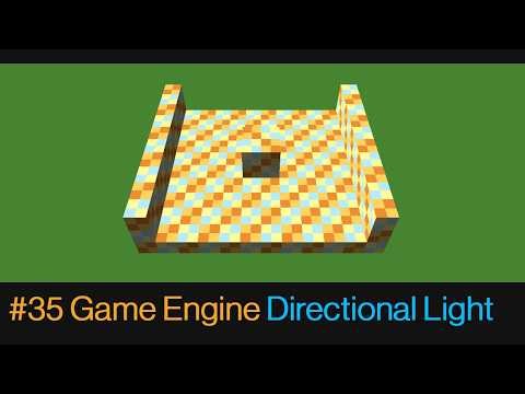 #35 How To Make a Game Engine | C++ and OpenGL | Graphics Module - Basic Directional Light
