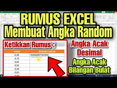 EXCEL FORMULA to Quickly Create Random Numbers