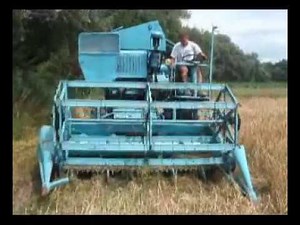 Moissonneuse Batteuse BRAUD 2580 - Récolte d'orge d'hiver