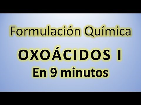 Oxoacids in 9 minutes I with AntonioProfe 👍 Quick and easy inorganic formulation ⚛️