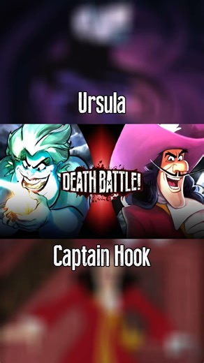 DEATH BATTLE Thumbnails: Ursula vs Captain Hook
