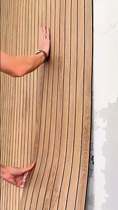 3D Peel & Stick Vinyl Roll ✨ Create a Modern Slat Wall with a Fast, Seamless DIY Makeover