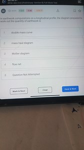 In earthwork computations on a longitudinal profile, the diagra... | Filo