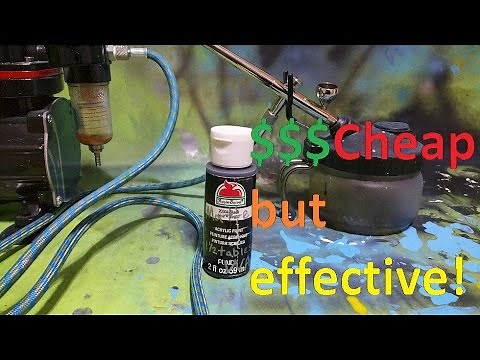 Make your own air brush paint for 54 cents (easy to make)