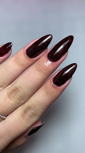 Stunning Vampire Nails Design Ideas for Natural Nails