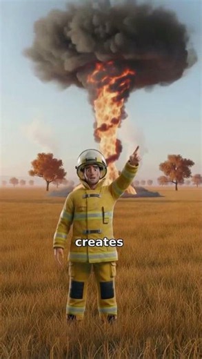 This Fire Generates Its Own Lightning #Shorts