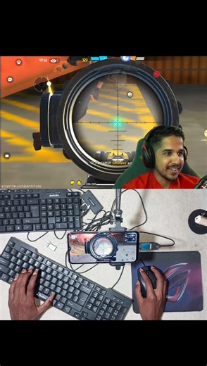 Free fire keyboard mouse gameplay | gaming shorts | #shorts