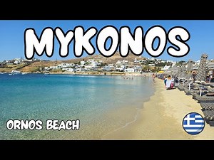 Ornos Beach Walk | Mykonos 4K Walking Tour (Final Video in Mykonos Series)
