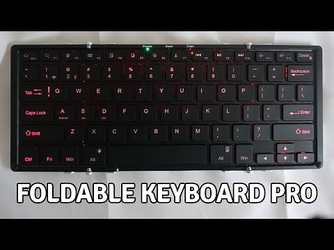 The Moko Foldable Wireless Bluetooth 3.0 Keyboard for Android, iOS, and Windows