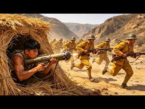 A young man hiding in the grass is actually the strongest killer—leaving Japanese troops terrified.