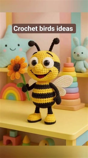 crochet birds ideas 🧶🥰🎀☺️ #like#crochet#subscribe#share