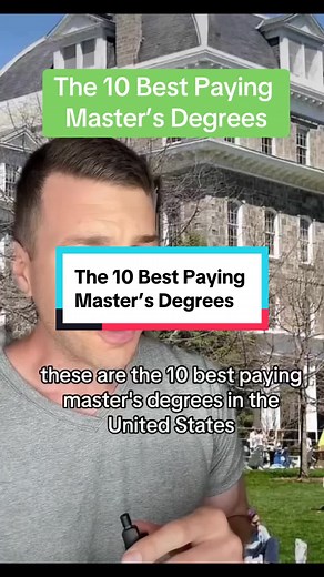 The 10 Best Paying Master’s Degrees in the US #salary #finance #college #education #money