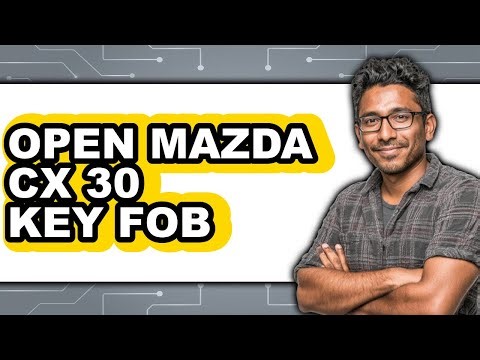 How To Open Mazda CX-30 Key Fob (UPDATED)