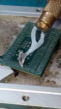 amazing reballing 🔥 #cpureballing #reballing #satisfying