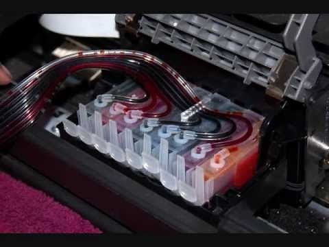 Continuous ink System CISS for Canon Pro9000 / MK II installation