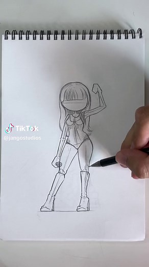 Taylor Swift Cartoon Drawing Tutorial