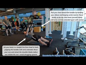 TRX inverted row