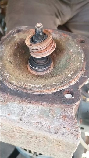 Water Pump Jammed? Full Motor Disassembly and Bearing Check #waterpump #shorts