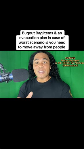 75 reactions · 6 comments | Bugout Bag items & an evacuation plan in case of worst scenario & you need to move away from people #blackouts #earthquakes #bugoutbags #fyp #viralvideo #survivalskills | Nick Thomas | Facebook